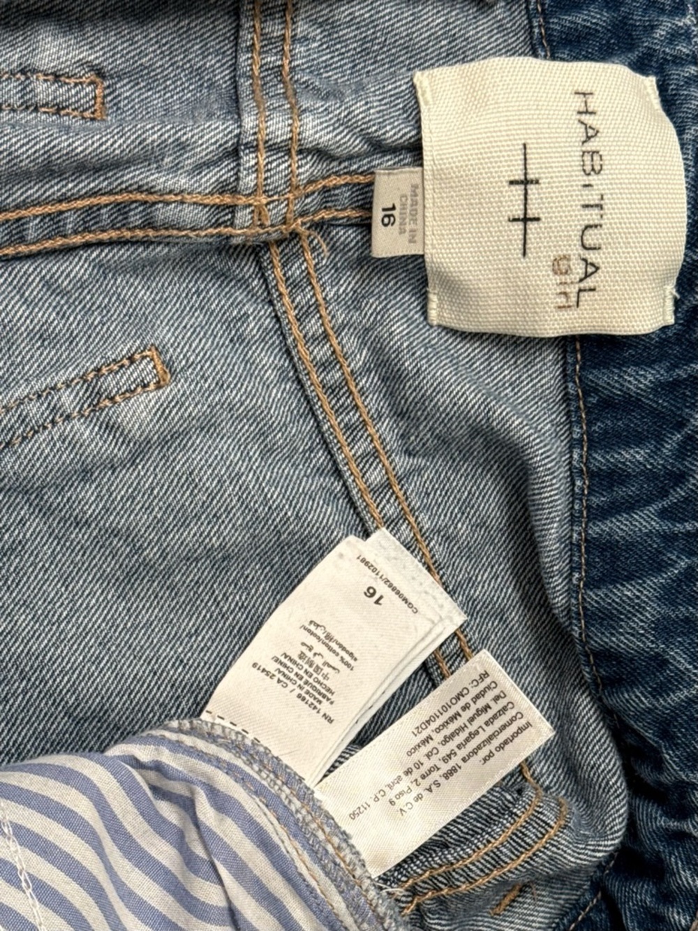 Habitual Denim Barrel Wide Leg High-Rise Jeans - Blue - Picture 14 of 14